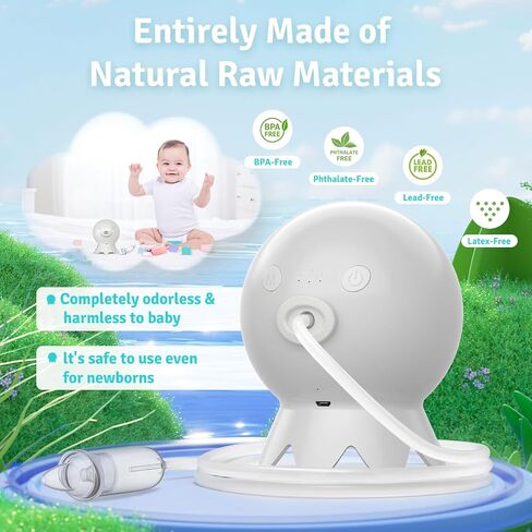 Electric Nasal Aspirator for Baby, Hospital Grade Suction for Toddlers, Infant Nose Sucker, Newborn Snot Cleaner, Automatic Nose Cleaner in Saudi Arabia