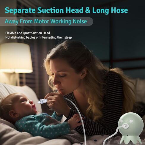 Electric Nasal Aspirator for Baby, Hospital Grade Suction for Toddlers, Infant Nose Sucker, Newborn Snot Cleaner, Automatic Nose Cleaner in Saudi Arabia