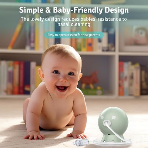 Electric Nasal Aspirator for Baby, Hospital Grade Suction for Toddlers, Infant Nose Sucker, Newborn Snot Cleaner, Automatic Nose Cleaner in Saudi Arabia
