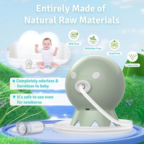 Electric Nasal Aspirator for Baby, Hospital Grade Suction for Toddlers, Infant Nose Sucker, Newborn Snot Cleaner, Automatic Nose Cleaner in Saudi Arabia