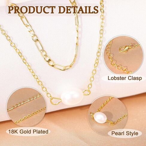 2Pcs 18K Gold Plated Waist Chains for Women Girls Layered Belly Chains Gold Pearl Beaded Chains for Waist Sexy Bikini Summer Beach Adjustable Body Chains Jewelry in Kuwait