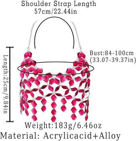 سلسلة الجسم بلايز للنساء الوردي كريستال الجسم سلسلة الصدرية الأعلى مثير مبهر عارية الذراعين الصدر الجسم سلاسل مجوهرات للنساء والفتيات in Kuwait