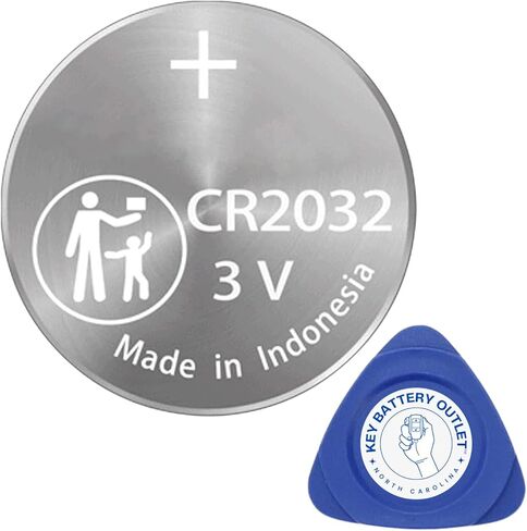 (عبوتان) بطارية CR2032 OEM لمفتاح التحكم عن بعد 2032 بديلة لسيارة جيب كرايسلر تاون آند كونتري دودج جراند كارافان رام تشارجر دورانجو تشالنجر (M3N5WY783X، GQ4-53T) تحقق من دليل الإعداد in Kuwait