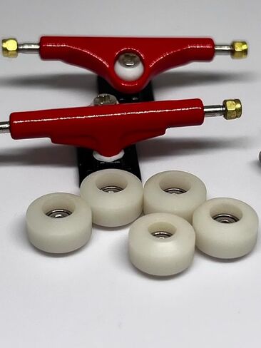 Op3ra Pro Fingerboard Complete 34 * 96mm Maples Wood Deck-UV Printing Graphic-Solid Single Axles Pro Trucks & 5 Urethane Bearing Wheels,-Replace Bushings-Bloody Mess Edition in Kuwait