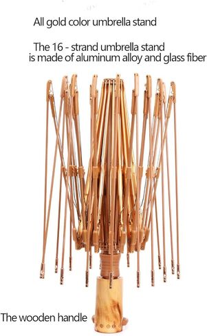 صنع الحرفيون مظلة سفر مقاومة للرياح، مظلة صغيرة قابلة للطي، مقبض خشبي، مظلة مدمجة ومحمولة مضادة للصدأ مع 16 ضلع من الألياف الزجاجية والألمنيوم، خفيفة الوزن مع أقراص جل ملونة مضادة للأشعة فوق البنفسجية in Kuwait