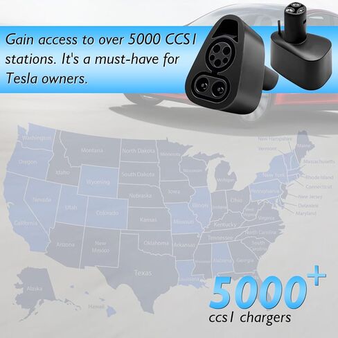 محول شاحن لـ CCS إلى Tesla، محول شحن لـ CCS إلى Tesla Model 3/Y/S/X 250KW DC شحن سريع، محول CCS لـ Tesla متوافق مع محطة شحن سريعة من المستوى 3 مع قابس CCS in Kuwait