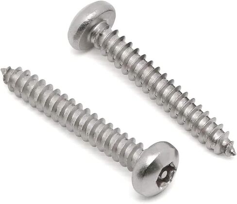 Stainless Steel Button Head Screws M5 Security Sheet Metal Screws Torx Sheet Metal Screws Security Silver Screws Anti-Theft Tamper Proof. (M5*30mm * 40pcs) in Saudi Arabia