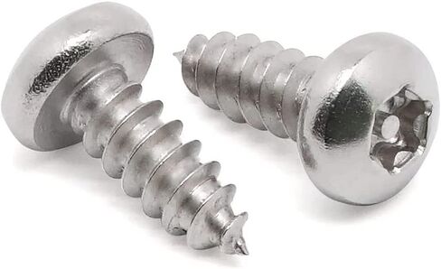 Stainless Steel Button Head Screws M5 Security Sheet Metal Screws Torx Sheet Metal Screws Security Silver Screws Anti-Theft Tamper Proof. (M5*30mm * 40pcs) in Saudi Arabia