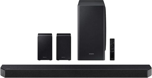 SAMSUNG HW-Q950T 9.1.4ch Soundbar with Dolby Atmos/ DTS:X and Alexa Built-in (2020), Black in Saudi Arabia