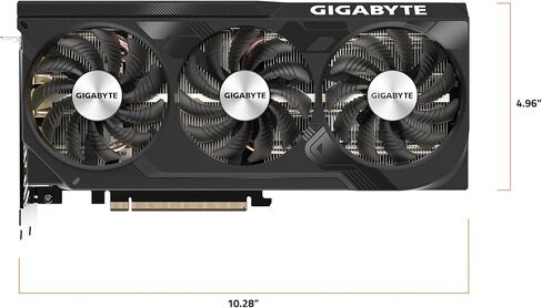 بطاقة رسومات GIGABYTE GeForce RTX 4070 Super WINDFORCE OC 12G، 3X مراوح WINDFORCE، 12 جيجابايت 192 بت GDDR6X، بطاقة فيديو GV-N407SWF3OC-12GD in Saudi Arabia