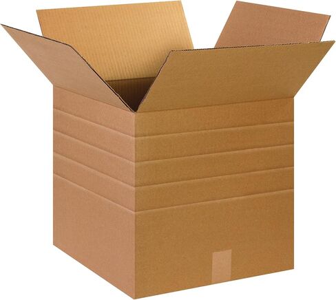 BOX USA 15 x 15 x 15 Corrugated Cardboard Boxes, Medium 15"L x 15"W x 15"H, Pack of 25 | Shipping, Packaging, Moving, Storage Box for Home or Business, Strong Wholesale Bulk Boxes in Saudi Arabia