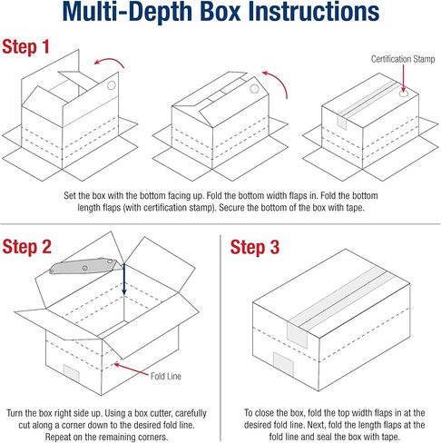 BOX USA 15 x 15 x 15 Corrugated Cardboard Boxes, Medium 15"L x 15"W x 15"H, Pack of 25 | Shipping, Packaging, Moving, Storage Box for Home or Business, Strong Wholesale Bulk Boxes in Saudi Arabia