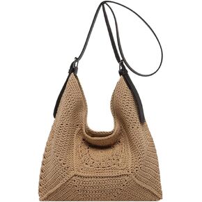 Bohemia Crochet Summer Beach Bag Women Macrame Underarm Shoulder Bags Crossbody Purse Top-handle Tote Hobo Handbag 2026 in Kuwait