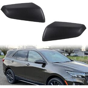 Textured Black Exterior Mirror Cover Cap Fit for 2018-2023 Chevrolet Equinox, 2018-2023 GMC Terrain Accessories,A pair in Kuwait