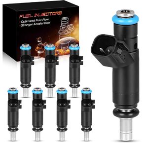 Fuel Injectors 04591851AA Fit For:-Jeep 5.7L Grand Cherokee 2008 2009 Commander 2006-2008 for:-Dodge Charger Dakota Durango for:-RAM 1500 For:-Chrysler 300 Aspen 4.7L 5.7L (Set of 8) in Kuwait