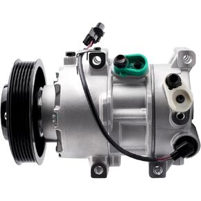 AC Compressor Compatible with Rio Accent 2012 2013 2014 2015 2016 2017 L4 1.6L Replace 977011R100,977011W600 Pre-filled with Compressor Oil in Kuwait