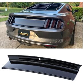 لوحة غطاء صندوق السيارة لموديلات 2015-2023 فورد موستانج GT غطاء صندوق السيارة الخلفي لوحة غطاء الحذاء أسود لامع in Kuwait