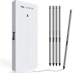 inq PENCIL Kit – 5-Pack D1 Refills with Pencil-Like 1.0mm Conical Tip, Carbon Writing Cartridges with Removal Tool for Sketching & Notes in Kuwait