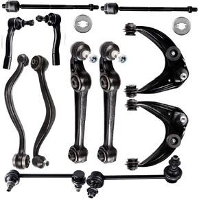 ALEGE 12Pcs Front Suspension Kit,Fit for Mazda 6 2.3L 2003 2004 2005 2006 2007 for Mazda 6 3.0L 2006 2007,Front Lower Control Arm And Ball Joint Outer Tie Rod End in Saudi Arabia