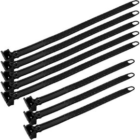 8 Pcs Cradle Ratchet Strap Kit Bike Rack Straps 2 Sizes Adjustable Bike Wheel Stabilizer Straps for Roof Hitch Mount Bikes Carriers, Black in Kuwait