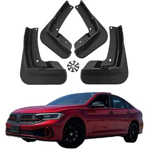 اللوحات الطينية لـ 2019-2024 Volkswagen VW Jetta، واقيات دفقة العجلات والإطارات، أغطية الطين للسيارة، مادة PP، واقيات الطين لجميع الأحوال الجوية لملحقات Volkswagen VW Jetta الخارجية in Kuwait