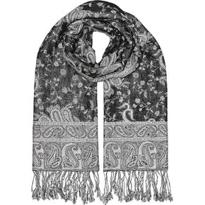 Reversible Paisley Pashmina Rave Scarf Pashmina Wraps For Women All Seasons Festival Hood Shawls for Evening Dresses in Saudi Arabia