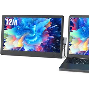 موسع شاشة الكمبيوتر المحمول L2 المحمول بشاشة تعمل باللمس مع مكبر صوت، شاشة 13 بوصة IPS 60 هرتز، منافذ Type-C/HDMI، مسند داعم، متوافق مع نظام التشغيل Mac OS/Windows/Chrome/Android Phone/Switch in Kuwait
