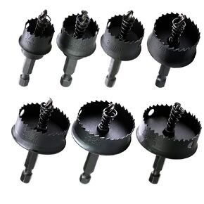 7/8 ″، 1-1 / 8 ″، 1-3 / 8 ″ رقيقة الجدار HSS ثنائية المعدن هول المنشار قطع الصفائح الفولاذية هول المنشار لمحرك التصادم البلاستيك الصفائح المعدنية الخشب الفولاذ المقاوم للصدأ in Kuwait