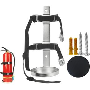 Fire Extinguisher Mount,Stainless Steel,Wall Hanging Bracket,Fire Extinguisher Holder for Home, Car, RV, Truck, for 5-Pound Fire Extinguisher in Kuwait