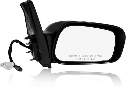 PM Auto Right Passenger Side Power Foldaway View Mirror Chrome/Convex+Warning Black Smooth 3H3P For 2003-2008 Toyota Matrix in Saudi Arabia