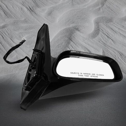 PM Auto Right Passenger Side Power Foldaway View Mirror Chrome/Convex+Warning Black Smooth 3H3P For 2003-2008 Toyota Matrix in Saudi Arabia