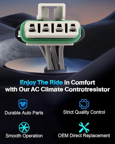 Hvac سخان منفاخ موتور مروحة المقاوم تكييف الهواء استبدال أجزاء ECCPP يصلح ل 2004-2012 لشفروليه كولورادو 2004-2012 لجي إم سي كانيون in Saudi Arabia