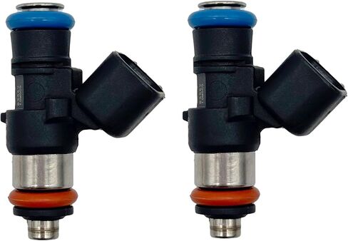 Fuel Injector 2521068 Compatible with Polaris Upgrade Fuel Injector Fits for Polaris ACE570 ACE900 RZR 4 900 RZR 4 XP 900 RZR 900 Crew 570, Replacement for 0280158258, 4 Holes 2 Pack in Kuwait