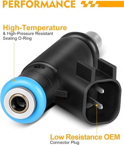 Fuel Injectors 04591851AA Fit For:-Jeep 5.7L Grand Cherokee 2008 2009 Commander 2006-2008 for:-Dodge Charger Dakota Durango for:-RAM 1500 For:-Chrysler 300 Aspen 4.7L 5.7L (Set of 8) in Kuwait