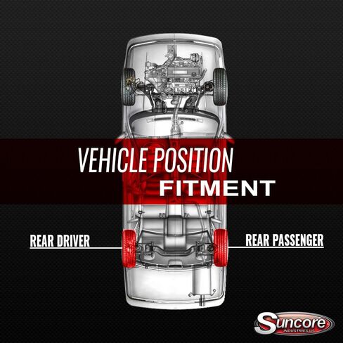 SUNCORE - Rear Active Electronic Suspension to Passive Gas Shock Absorbers Conversion Kit Replacement for 2005-2011 Cadillac STS in Kuwait