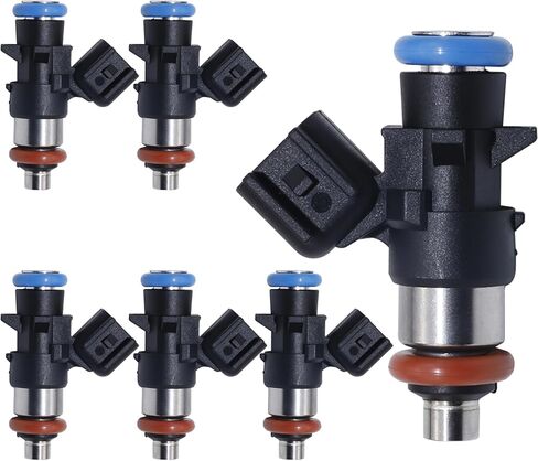 0280158233 حاقن الوقود ذو 4 فتحات 62410 متوافق مع كرايسلر 200 300 3.6L 2011-Up Journey Challenger Charger دورانجو جراند كارافان جراند شيروكي رانجلر JK in Kuwait