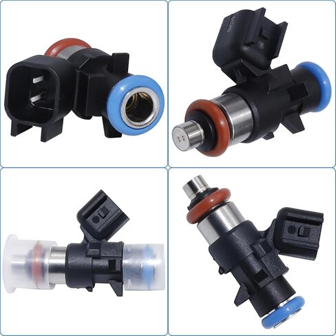 0280158233 حاقن الوقود ذو 4 فتحات 62410 متوافق مع كرايسلر 200 300 3.6L 2011-Up Journey Challenger Charger دورانجو جراند كارافان جراند شيروكي رانجلر JK in Kuwait