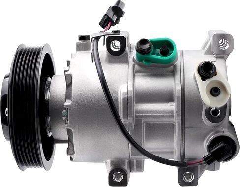 AC Compressor Compatible with Rio Accent 2012 2013 2014 2015 2016 2017 L4 1.6L Replace 977011R100,977011W600 Pre-filled with Compressor Oil in Kuwait