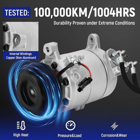 HVAC AC Compressor CO 29134C for GMC Yukon&Yukon XL 2015-2020/Sierra1500 2014-2019, Chevrolet Suburban & Tahoe 2015-2020/Cheyenne 2014-2018/Silverado1500 2014-2019,Cadillac Escalade 2015-2020 in Kuwait