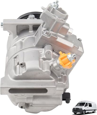 MUCO New AC Compressor with A/C Clutch AD-622 Fits for Ford Transit-150 Transit-250 Transit-350 2020 2021 2022 2023 3.5L V6 in Saudi Arabia