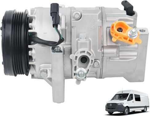 MUCO New AC Compressor with A/C Clutch AD-622 Fits for Ford Transit-150 Transit-250 Transit-350 2020 2021 2022 2023 3.5L V6 in Saudi Arabia