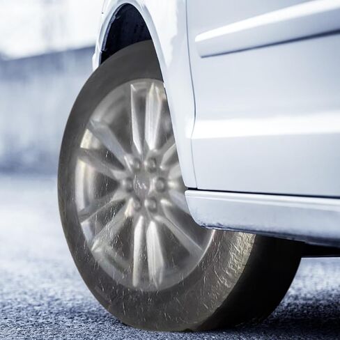 Disposable Tire Covers for Truck Wheel Protection Transparent Plastic Tire Protectors with Elastic Design for Dustproof Repair Washing and Painting Maintenance in Saudi Arabia