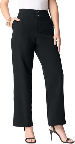 Roaman's Women's Plus Size Bi-Stretch Wide Leg Pant in Saudi Arabia