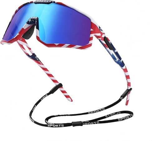 Polarized Sports Sunglasses Men Women, Outdoors UV Protection Sun glasses,Cycling Fishing Baseball Running Sunglasses in Kuwait