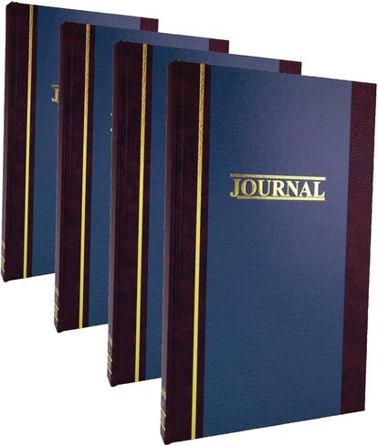 Wilson Jones S300 Line Accounting Journal, Single Entry Ledger, 11.75 x 7.25 Inches, 150 Pages (WS300-15SELA), Blue in Kuwait