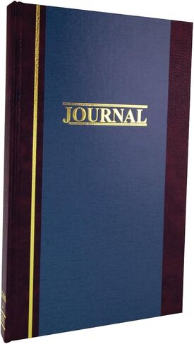 Wilson Jones S300 Line Accounting Journal, Single Entry Ledger, 11.75 x 7.25 Inches, 150 Pages (WS300-15SELA), Blue in Kuwait