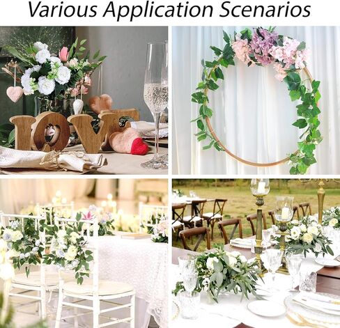 160 قطعة من سيقان أوراق الأوكالبتوس الاصطناعية، 4 أنواع مختلطة من أوراق الأوكالبتوس المزيفة وأوراق الصفصاف والدولار الفضي والنباتات الصناعية لتزيين المساحات الخضراء لحفلات الزفاف والحفلات والمنزل وباقات DIY in Kuwait