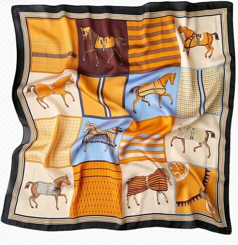 Women's Lightweight Silk Satin Scarf - Multi-Use Hair Bandana, Neck Wrap & Handbag Accessory (Ideal for Sleeping) in Saudi Arabia