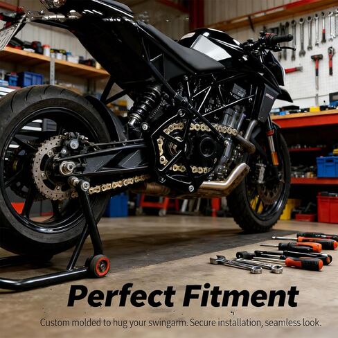 حافظة حماية لسلسلة غطاء ضرس أسود متوافقة مع KTM 690 Enduro R,790/890 Duke 2018 2019 2020 2021 2022 2023,790/890 Adventure S & R 2021-2023 in Kuwait