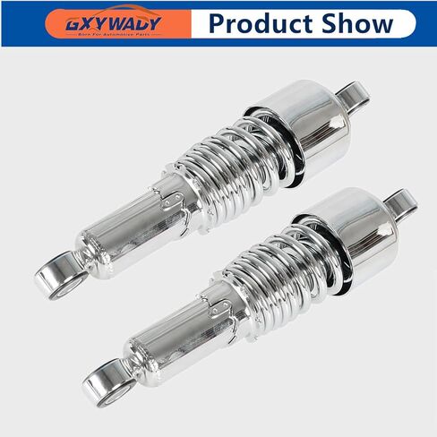 GXYWADY Motorcycle 10.5 Chrome Rear Shocks Absorbers 267mm Rear Suspension Replacement for Sportster 883 1200 in Saudi Arabia